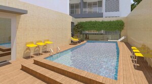 Swimming Pool in 3 BHK Apartment at Patrapada – for Sale