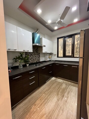 Kitchen in 3 BHK Builder Floor at S 27 Luxury Homes, Greater Kailash I – for Rent