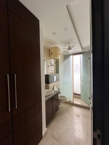 Bathroom in 3 BHK Builder Floor at S 27 Luxury Homes, Greater Kailash I – for Rent