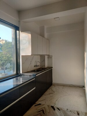 Kitchen in 3 BHK Builder Floor at Ansal Sushant Lok I, Sector 43 – for Rent