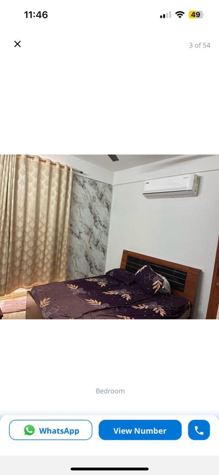 Bedroom, excella-kutumb 2 Bedroom 900 Sq.Ft. Apartment In Sultanpur Road Lucknow 9552766