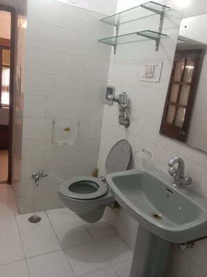 Bathroom in 1.5 BHK Independent House at Sector 18 – for Rent