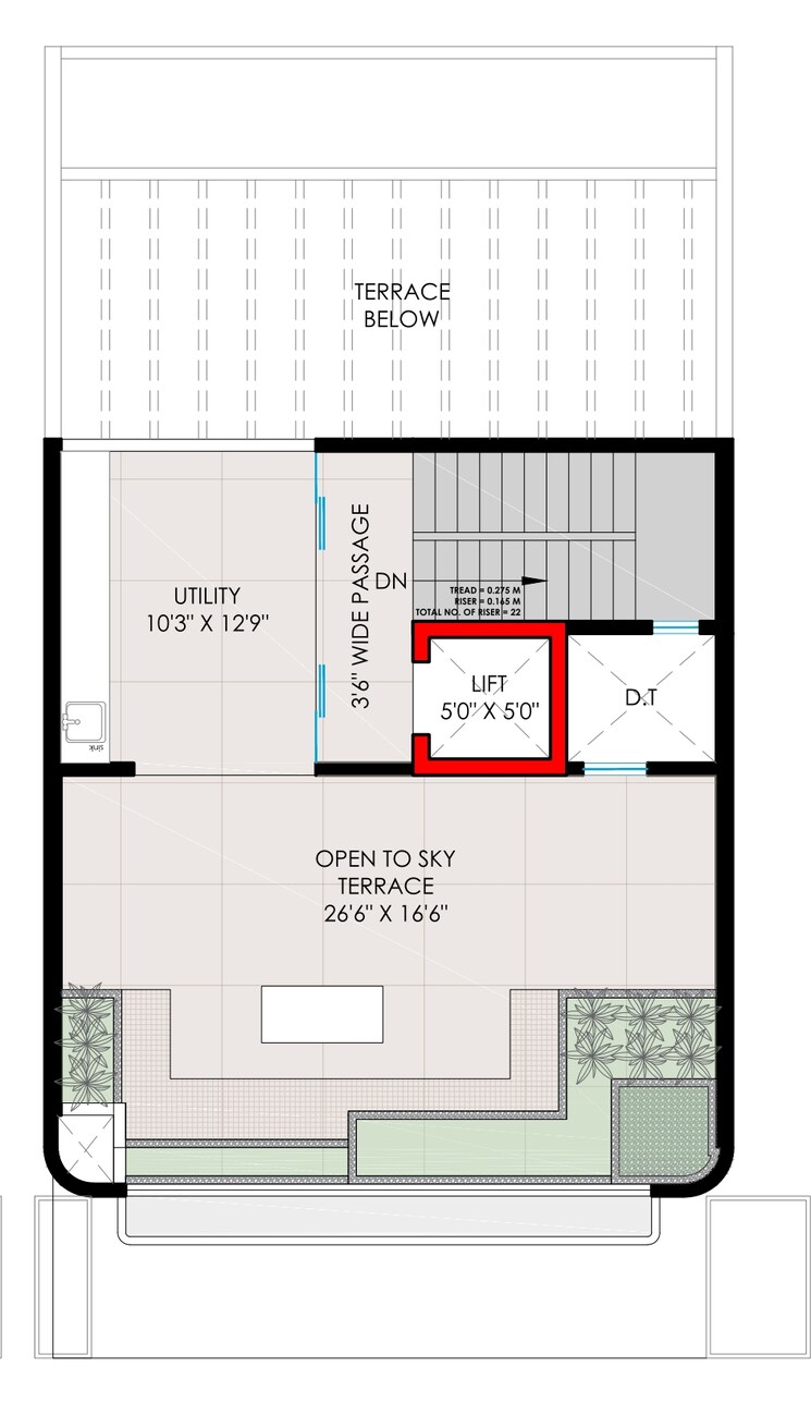 Floor Plan, moshi 6+ Bedroom 1500 Sq.Ft. Villa In Moshi Pune 9552855