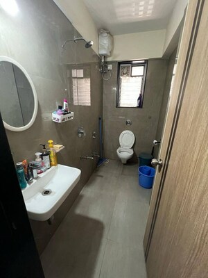 Bathroom in 1 BHK Builder Floor at Chattarpur – for Rent