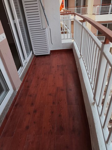 Balcony in 3 BHK Apartment at Rishita Mulberry Heights, Sushant Golf City – for Rent