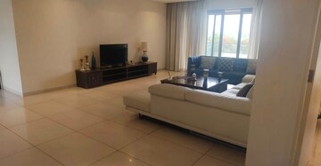 Living Room in 5 BHK Apartment at Panchshil Eon Waterfront I, Kharadi – for Rent