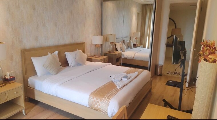 Bedroom, panchshil-eon-waterfront-i 5 Bedroom 4200 Sq.Ft. Apartment In Kharadi Pune 9552896