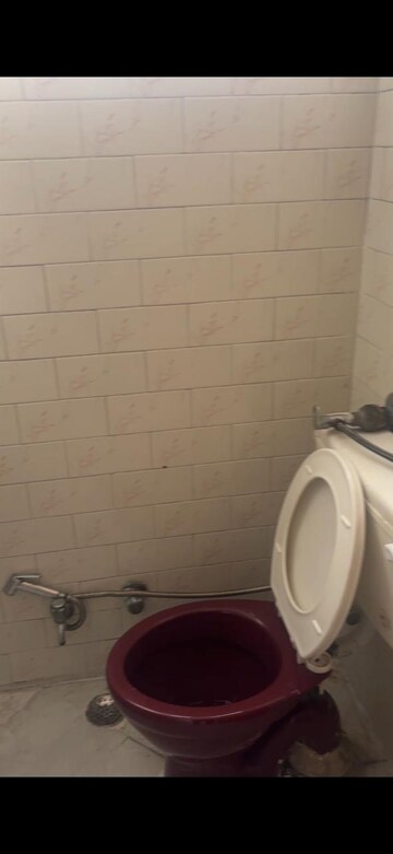 Bathroom in 3 BHK Builder Floor at Panchsheel Enclave – for Rent