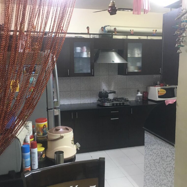 Kitchen, m2k-aura 3 Bedroom 2100 Sq.Ft. Builder Floor In Mayfield Garden Gurgaon 9552996