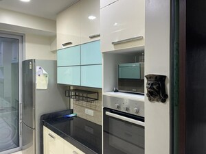 Kitchen in 3 BHK Apartment at Oberoi Realty Exquisite, Goregaon East – for Rent