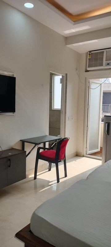 Kitchen in 1 RK Builder Floor at Ambience Mall, Sector 24 – for Rent