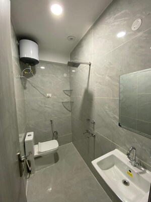 Bathroom in 1 RK Builder Floor at Boutique Residential Apartments G-88, Saket – for Rent