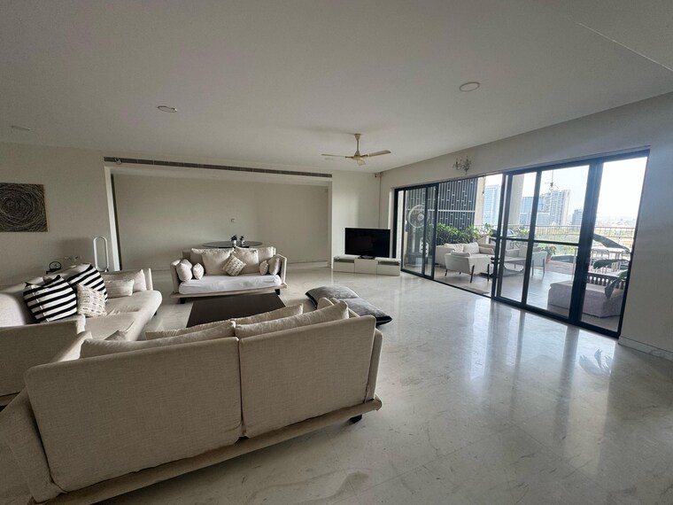 Living Room, koregaon park 4 Bedroom 4930 Sq.Ft. Apartment In Koregaon Park Pune 9553096