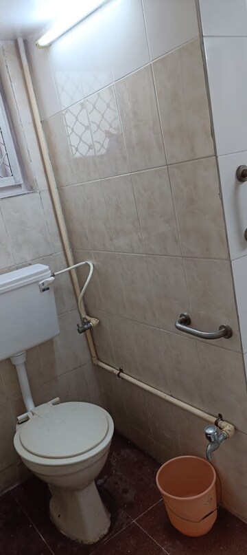 Bathroom in 2 BHK Apartment at MIG Colony, Worli – for Rent