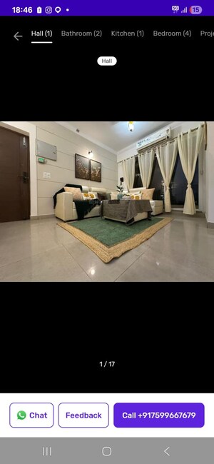 1 BHK Apartment For Rent in Crossing Chitravan, Nai Basti Dundahera