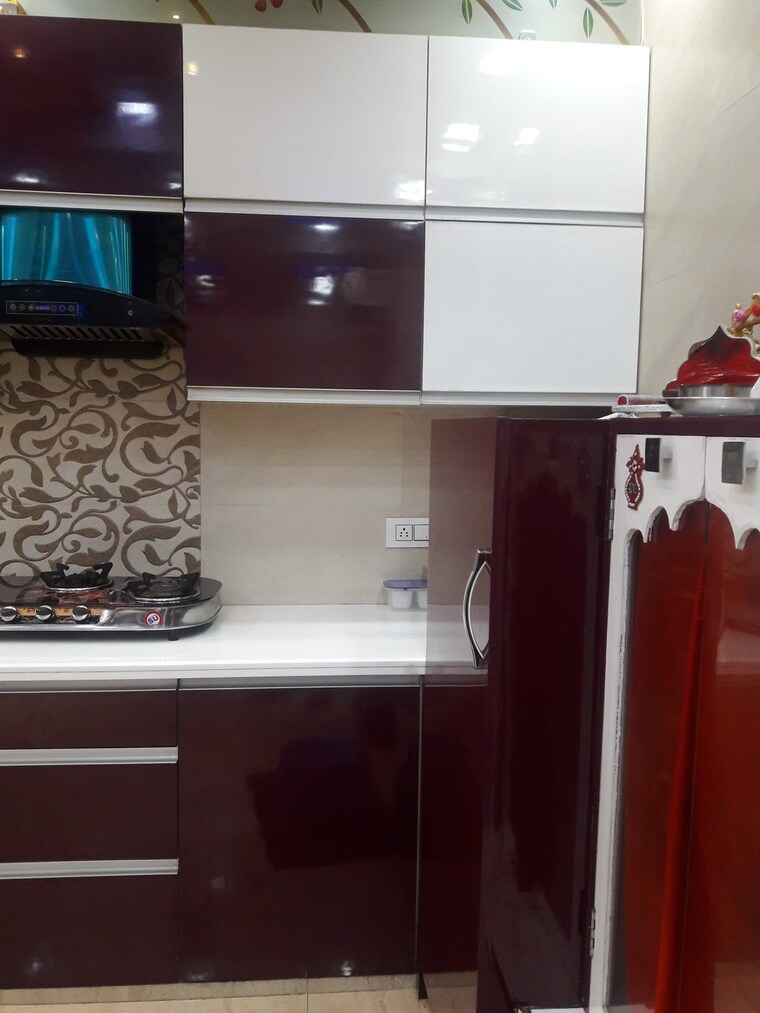 Kitchen, new-saraswati-cghs 3 Bedroom 1450 Sq.Ft. Apartment In Rohini Sector 9 Delhi 9553109