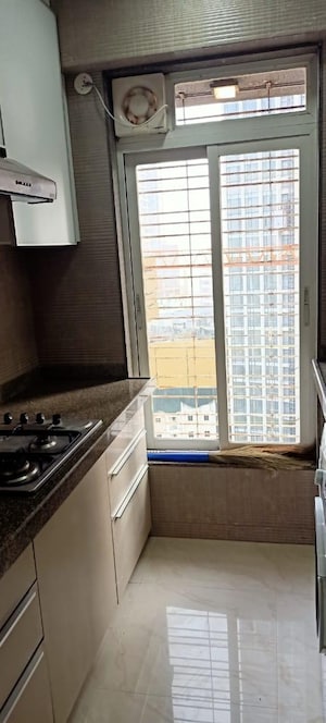 Kitchen in 2 BHK Apartment at JP Unity Tower, Lower Parel – for Rent