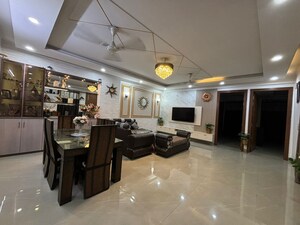 Living Room in 4 BHK Builder Floor at Saket – for Rent