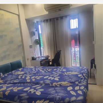 Bedroom in 2 BHK Apartment at Swaraj Raj Uday Co:op. Hsg. Soceity Ltd., Sanpada Sector 1 – for Rent