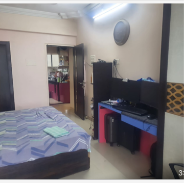 Bedroom in 2 BHK Apartment at Swaraj Raj Uday Co:op. Hsg. Soceity Ltd., Sanpada Sector 1 – for Rent
