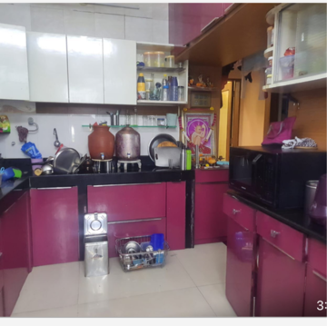 Kitchen in 2 BHK Apartment at Swaraj Raj Uday Co:op. Hsg. Soceity Ltd., Sanpada Sector 1 – for Rent