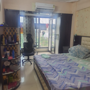 Bedroom in 2 BHK Apartment at Swaraj Raj Uday Co:op. Hsg. Soceity Ltd., Sanpada Sector 1 – for Rent