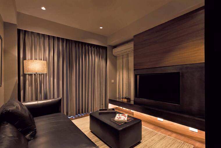 Living Room, krisumi-waterside-residences 1 Bedroom 940 Sq.Ft. Apartment In Sector 36a Gurgaon 9422622