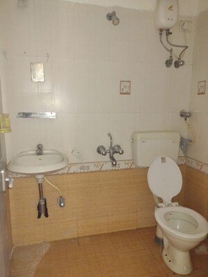 Bathroom in 3 BHK Apartment at Concrete Sai Swar, Kharghar – for Rent