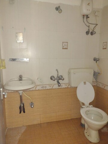 Bathroom in 3 BHK Apartment at Concrete Sai Swar, Kharghar – for Rent