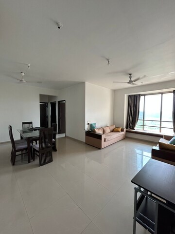 Living Room in 2.5 BHK Apartment at Oberoi Realty Woods, Goregaon East – for Rent