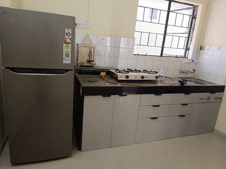 Kitchen, mantri-aangan 1 Bedroom 750 Sq.Ft. Apartment In Koregaon Park Pune 9553326