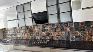 Living Room in 4 BHK Apartment at DLF Park Place, Sector 54 – for Rent