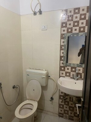 Bathroom in 2 BHK Builder Floor at Sai Enclave Niti Khand, Niti Khand – for Rent