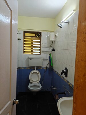 Bathroom in 2 BHK Apartment at Aum Sahil Tower, Lower Parel – for Rent