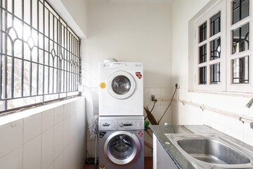 Utility Room in 4 BHK Villa at Adarsh Palm Meadows, Whitefield – for Rent