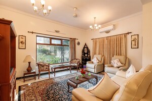 Living Room in 4 BHK Villa at Adarsh Palm Meadows, Whitefield – for Rent