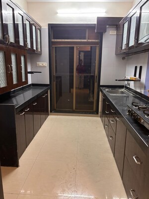 Kitchen in 2 BHK Apartment at Sawan Highness, Kharghar – for Rent