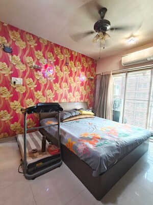 Bedroom in 3 BHK Apartment at Shiv Shakti Complex, Andheri West – for Sale