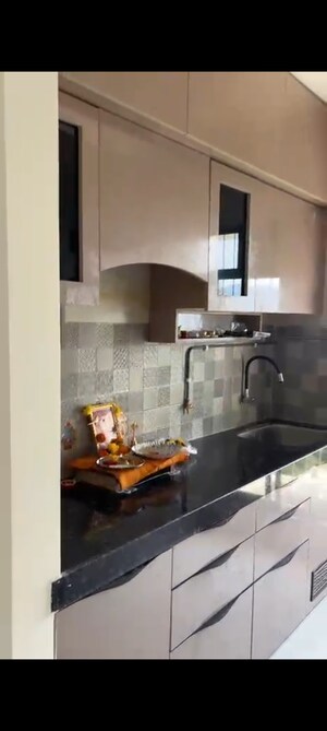 Kitchen in 1.5 BHK Apartment at New Panvel – for Rent