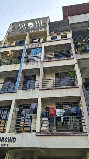 Building Lobby in 1 BHK Apartment at Malani Orchid, Ulwe – for Sale