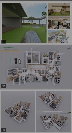 Floor Plan in 1 BHK Apartment at Swami Rajanigandha CHS, Vikhroli East – for Sale