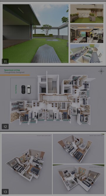 Floor Plan in 1 BHK Apartment at Swami Rajanigandha CHS, Vikhroli East – for Sale