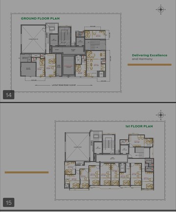 Floor Plan in 1 BHK Apartment at Swami Rajanigandha CHS, Vikhroli East – for Sale