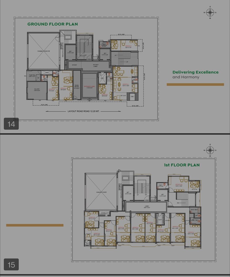 Floor Plan, swami-rajanigandha-chs 1 Bedroom 481 Sq.Ft. Apartment In Vikhroli East Mumbai 9553593