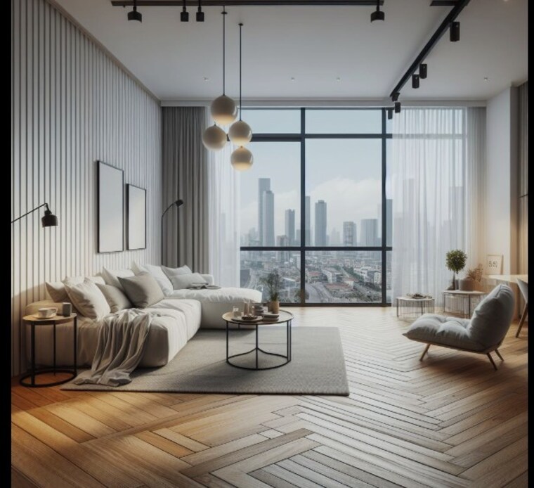 Living Room, micl-aaradhya-highpark 2 Bedroom 729 Sq.Ft. Apartment In Mira Road Thane 9553662