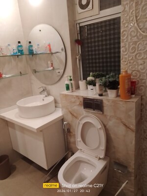 Bathroom in 4 BHK Apartment at DLF Westend Heights, Sector 53 – for Rent