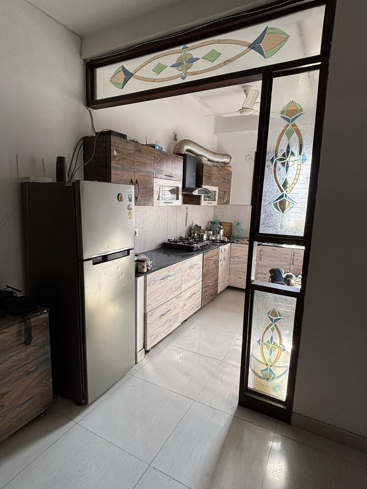 Kitchen, silver-city-extention 3 Bedroom 1800 Sq.Ft. Apartment In Vip Road Zirakpur 9553704