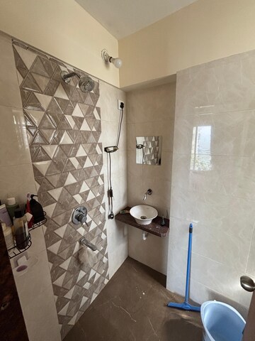 Bathroom in 2 BHK Apartment at Airoli Sector 19 – for Rent