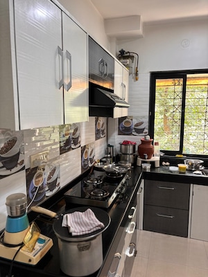 Kitchen in 1 BHK Apartment at Noori Baug CHS, Ganeshwadi – for Sale