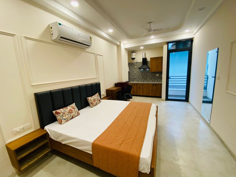 Bedroom, sector 47 Studio 648 Sq.Ft. Builder Floor In Sector 47 Gurgaon 9553814